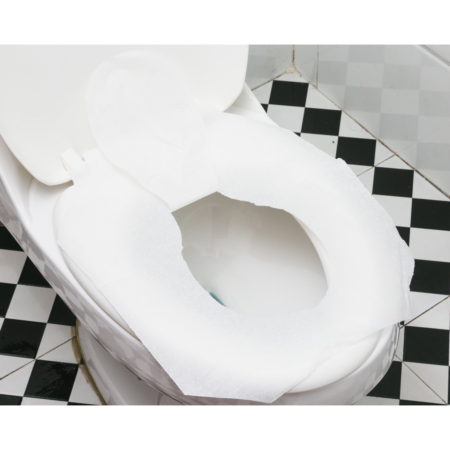 Toilettensitzbezug Papier Einweg Reisespülbar Biologisch abbaubar