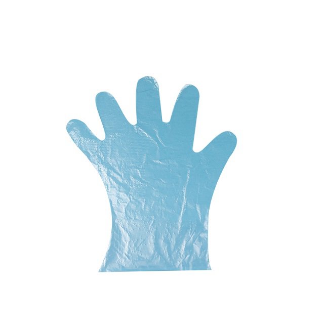 Aufhängeloch HDPE-Handschuh durchsichtige Kunststoff-Polyethylen-Einwegreinigung