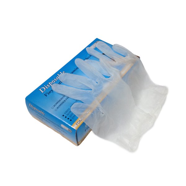 Vinyl-PVC-Handschuhe Einweg-Sicherheitsärztliche Untersuchung